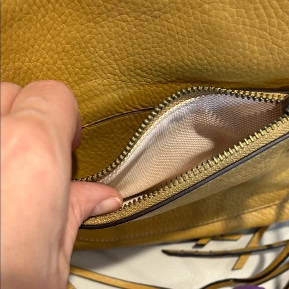 Coach 1941 Whipstitch Saddlebag Fringe Braided Pebbled Leather